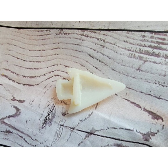 BOY SCOUT NECKERCHIEF Slide White ARROWHEAD - Picture 3 of 5